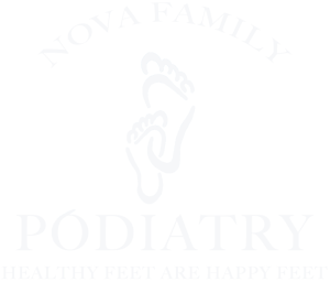 Nova Family Podiatry logo white